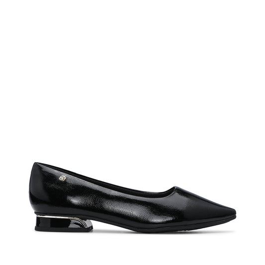 Sapato Sabrinas Mulher Verniz Preto