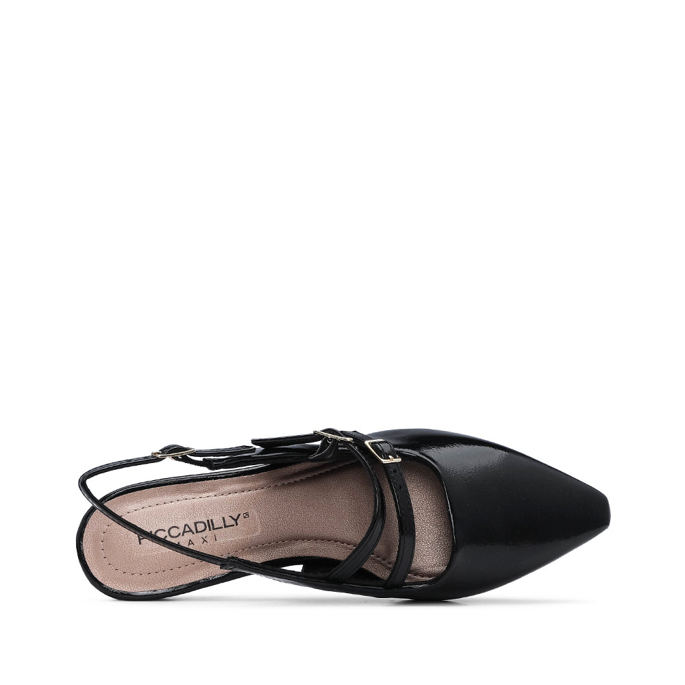 Sapato Mary Jane Mulher Verniz Preto