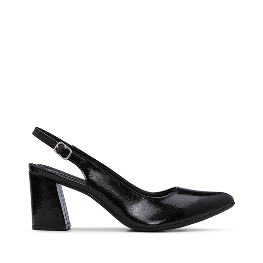 Sapato Salto Alto Mulher Verniz Preto