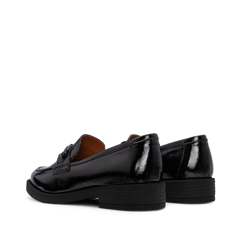 Sapato Mocassim Mulher Verniz Preto