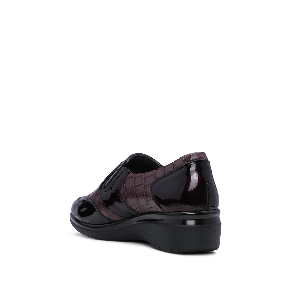 Sapato Casual Mulher Animal Print Castanho