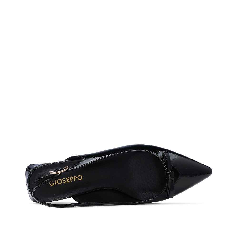 Sapato Slingback Mulher Verniz Preto
