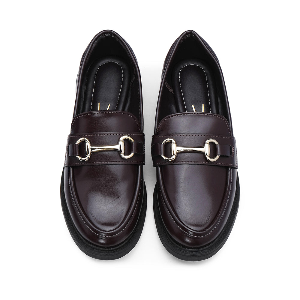 Sapato Mocassim Mulher Castanho