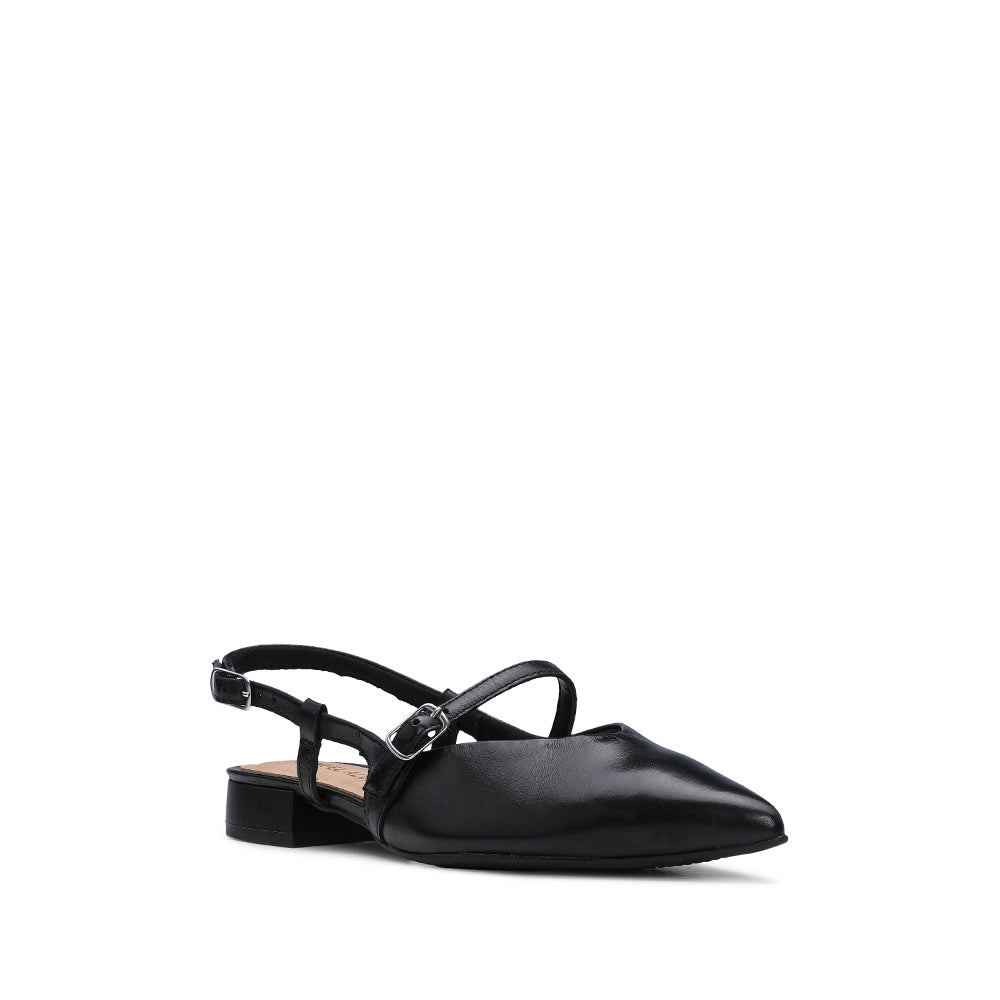 Sapato Mary Jane Mulher Pele Preto