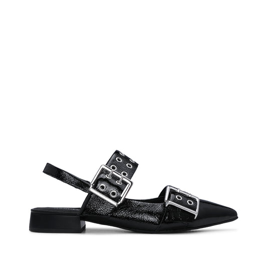 Sapato Mary Jane Mulher Verniz Preto