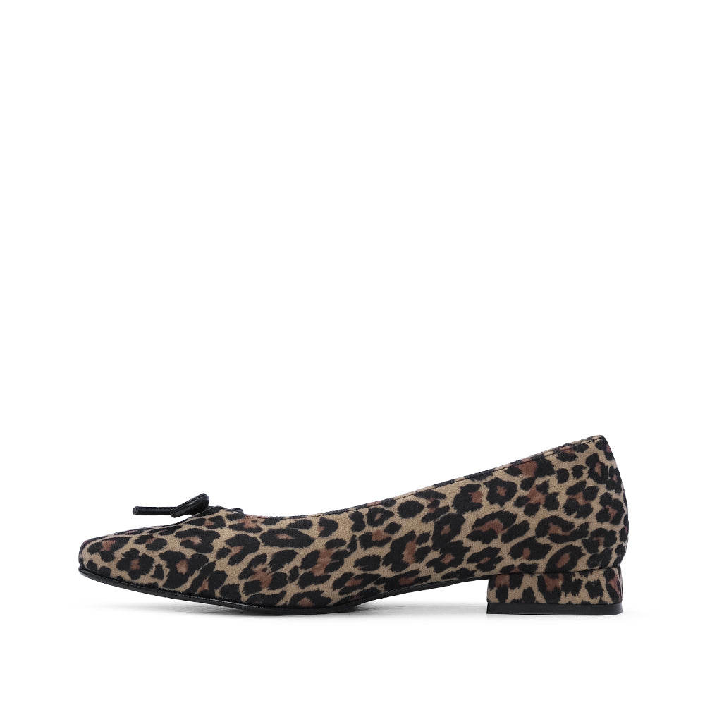 Sapato Sabrina Mulher Camurça Leopardo