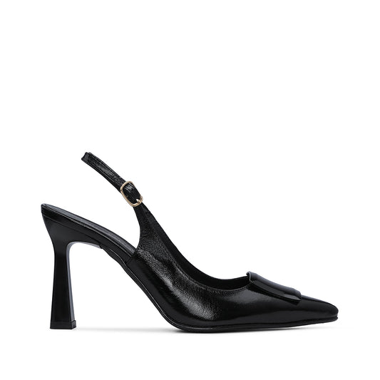 Sapato Salto Alto Mulher Verniz Preto