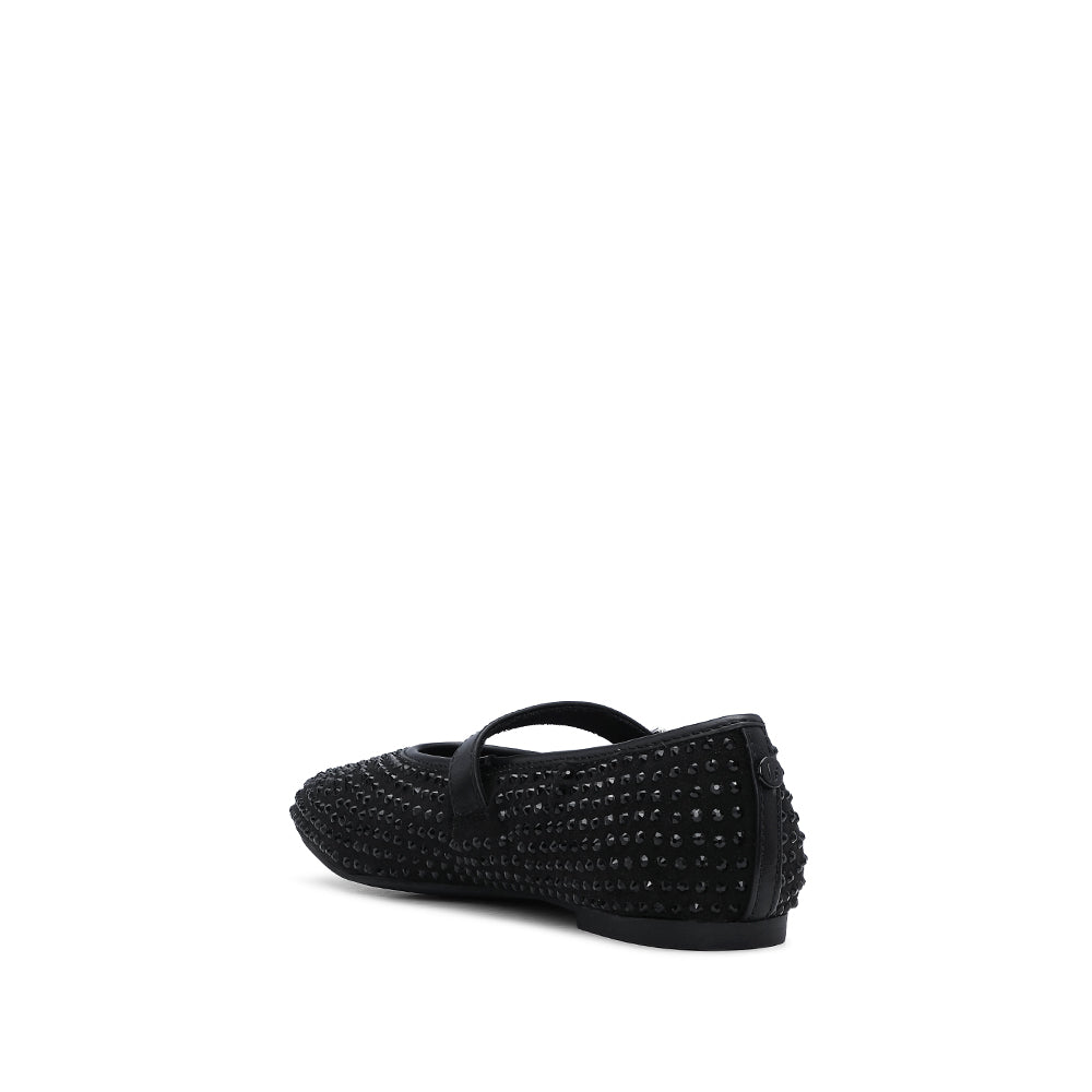 Sapato Sabrinas Mulher Têxtil Preto