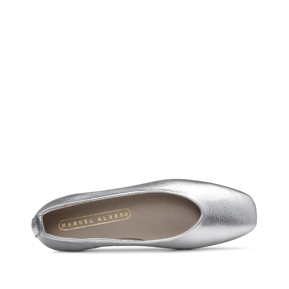 Sapato Sabrinas Mulher Metalizado Prata