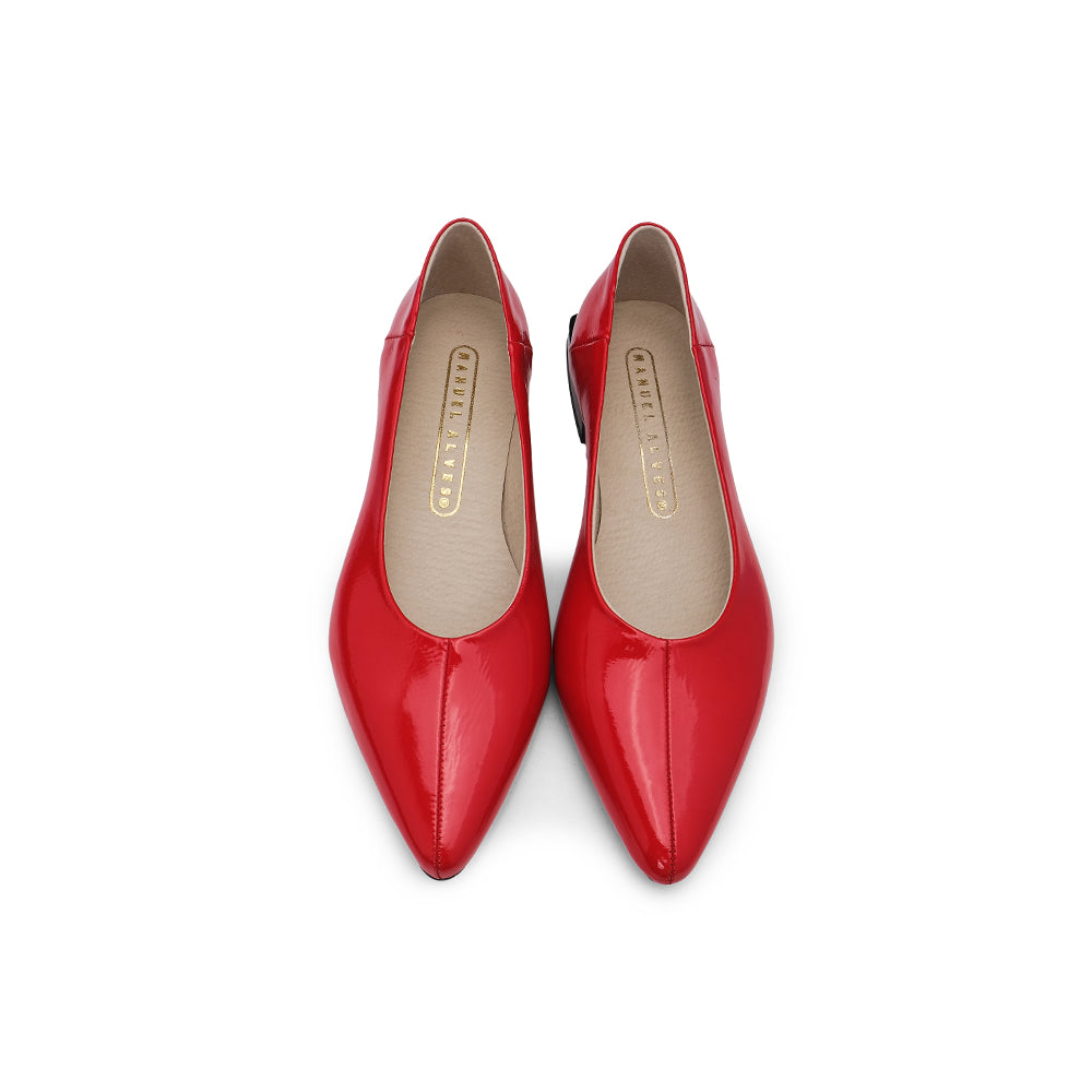 Sapato Sabrinas Mulher Verniz Vermelho