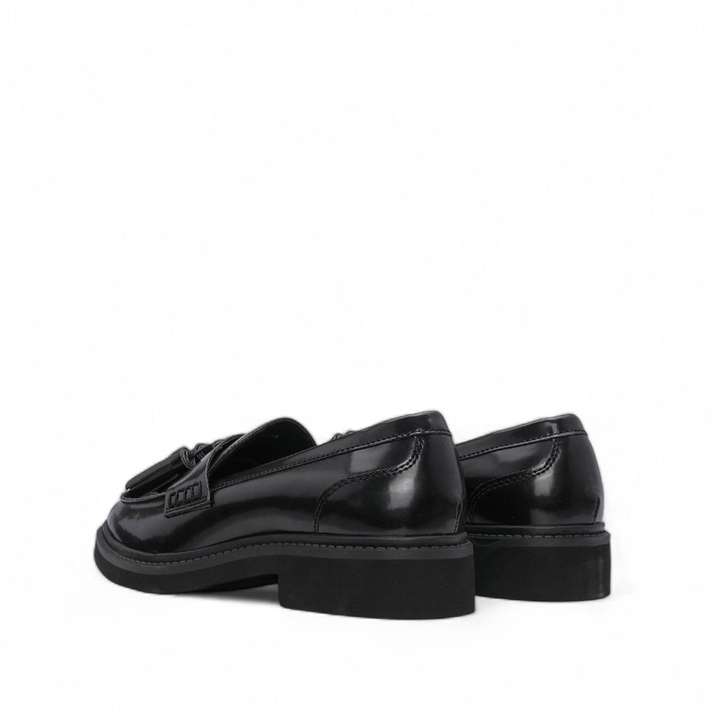 Sapato Mocassim Mulher Polido Preto