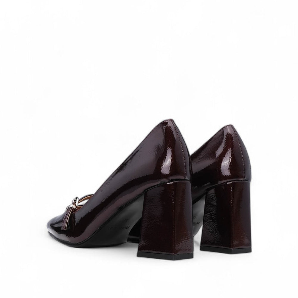 Sapato Salto Alto Mulher Verniz Bordeaux