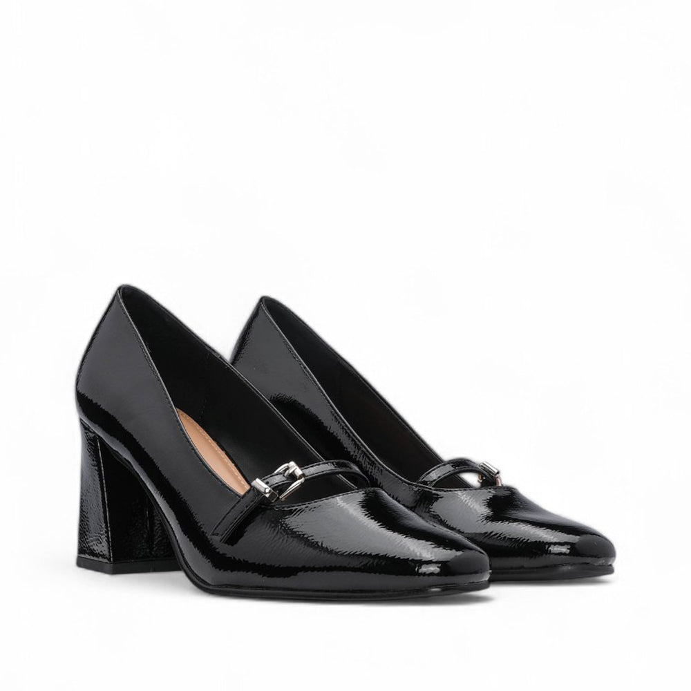 Sapato Salto Alto Mulher Verniz Preto