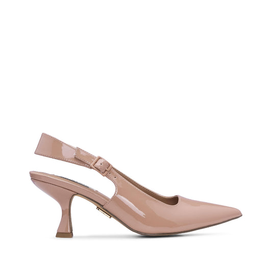 Sapato Salto Alto Mulher Camel