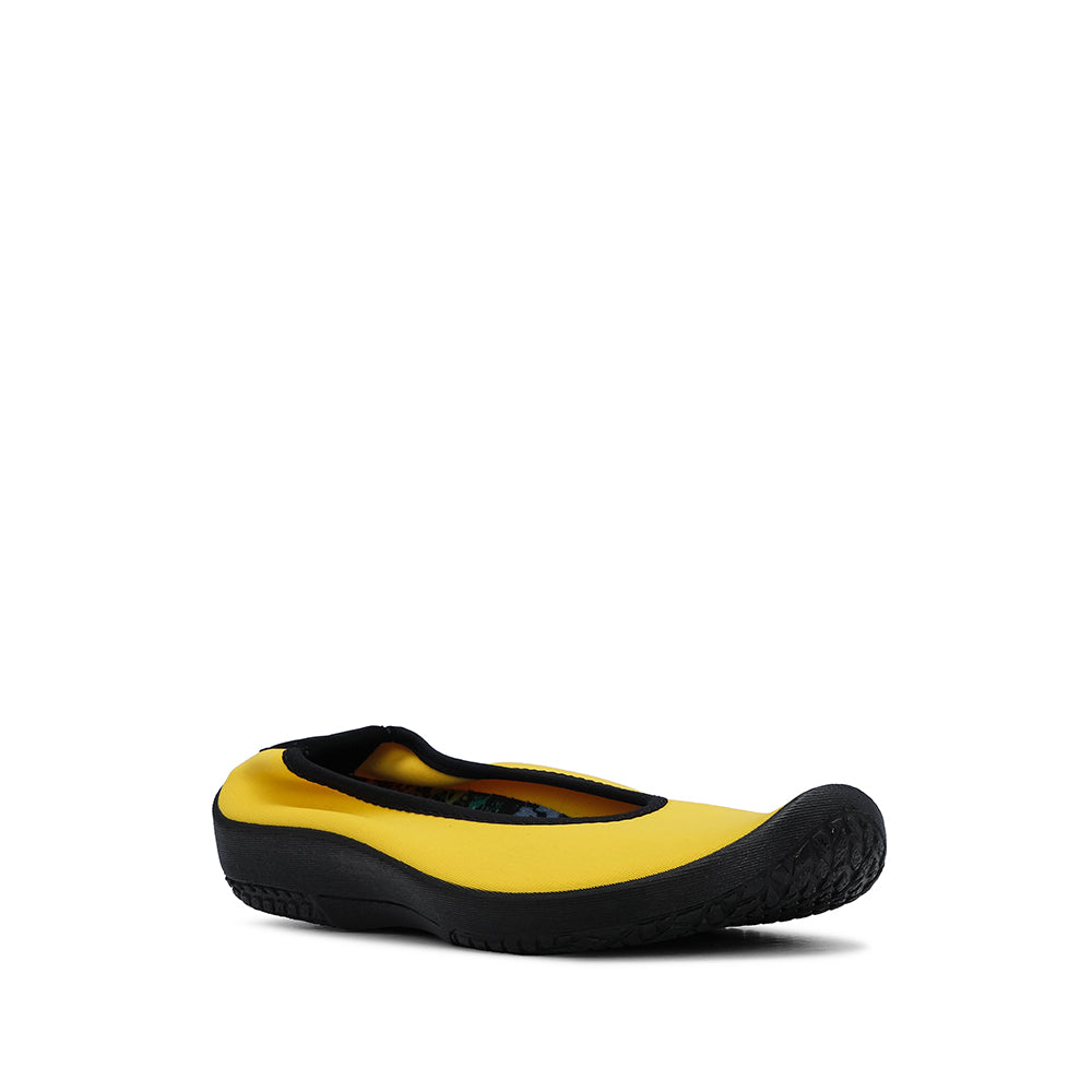 Sapato Sabrinas Mulher Têxtil Amarelo