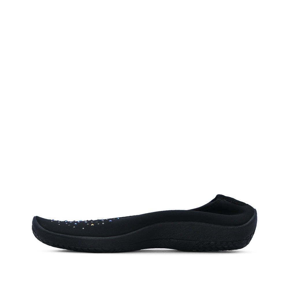 Sapato Sabrinas Mulher Têxtil Preto