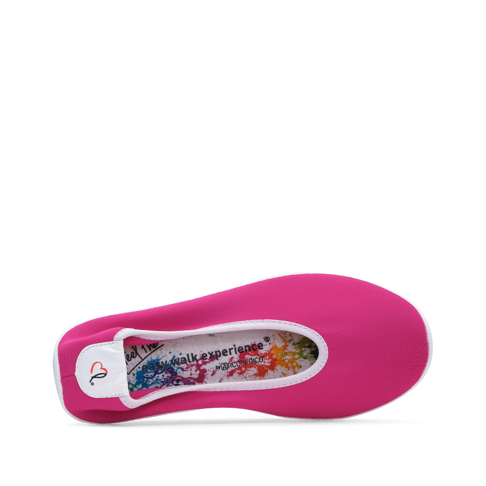 Sapato Sabrinas Mulher Têxtil Fuxia