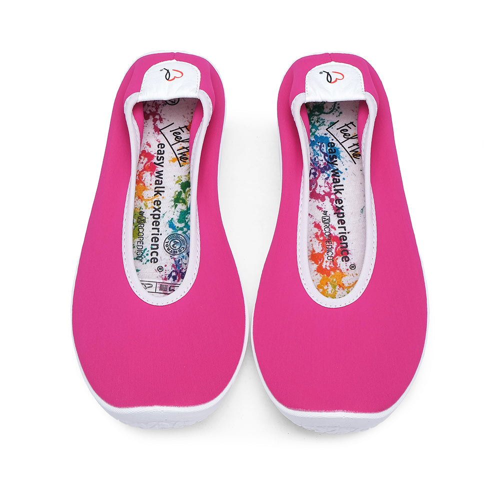 Sapato Sabrinas Mulher Têxtil Fuxia