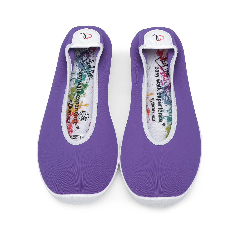 Sapato Sabrinas Mulher Têxtil Violeta