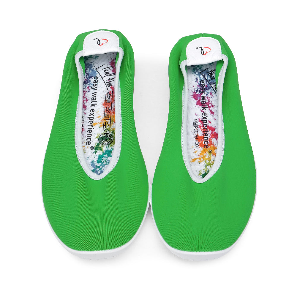 Sapato Sabrinas Mulher Têxtil Verde