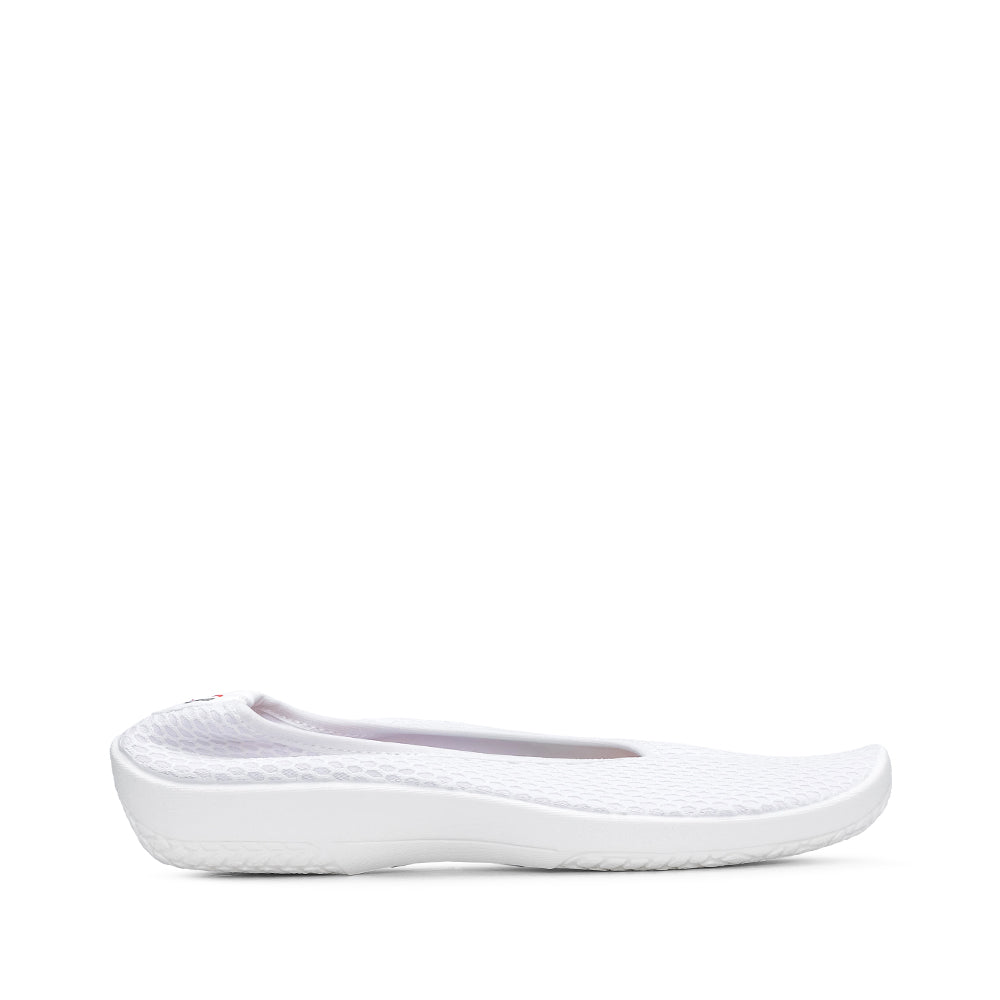 Sapato Sabrinas Mulher Têxtil Branco