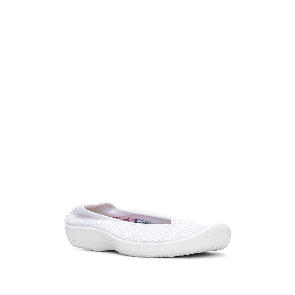 Sapato Sabrinas Mulher Têxtil Branco