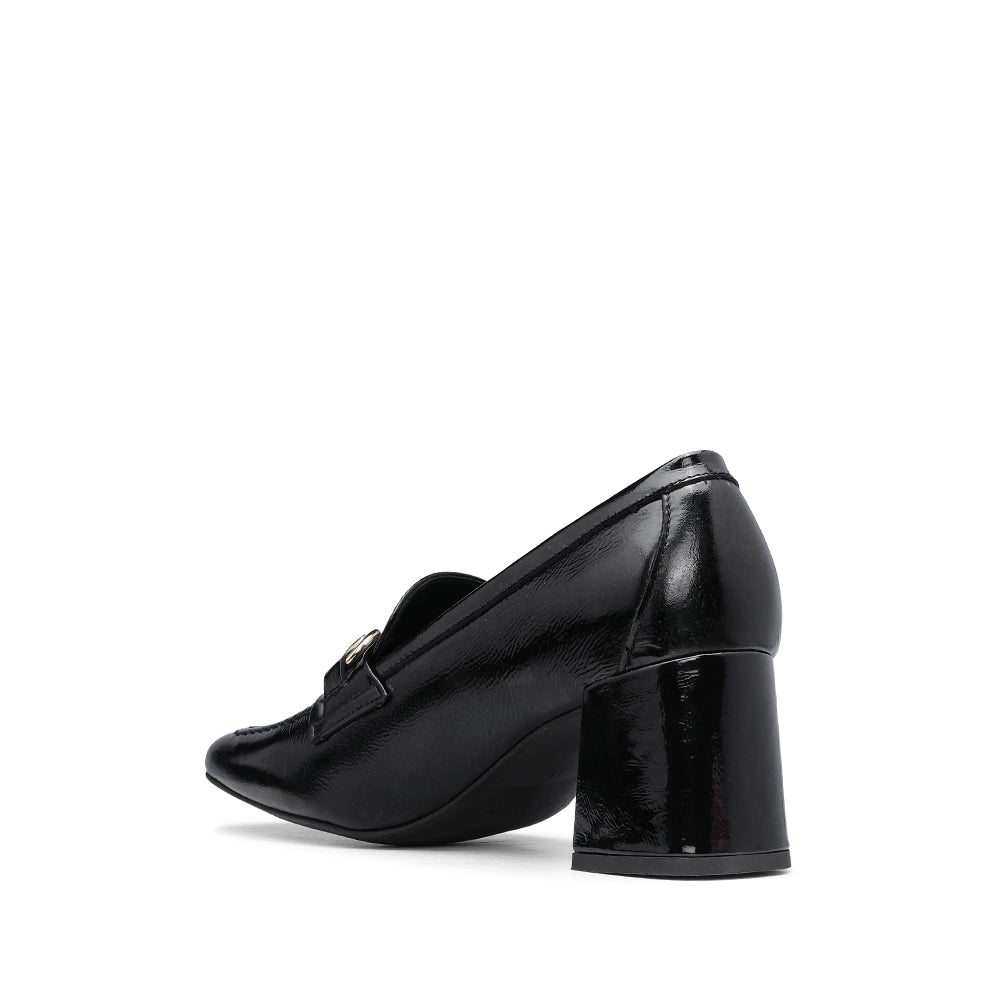 Sapato Salto Médio Mulher Verniz Preto