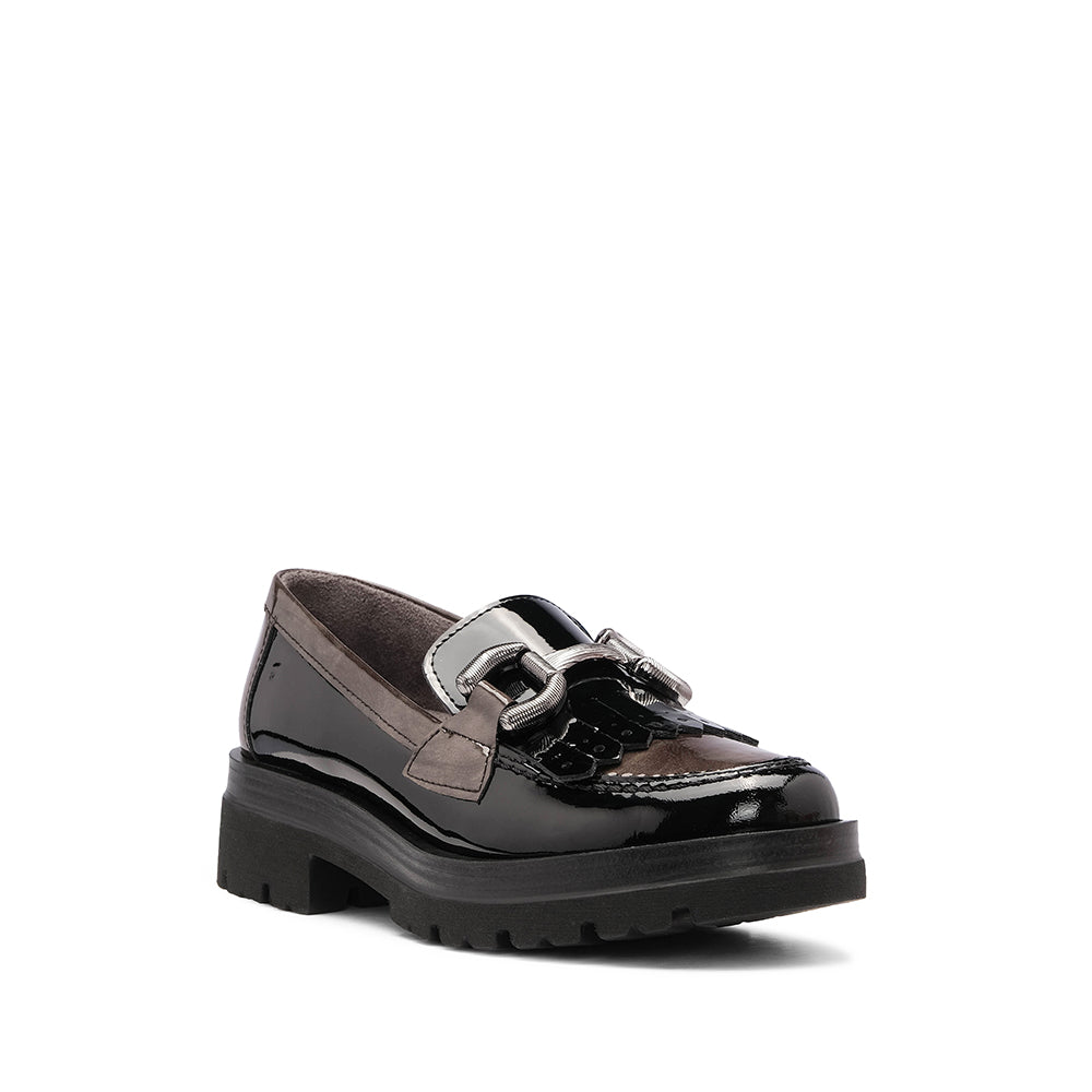 Sapato Mocassim Mulher Verniz Preto