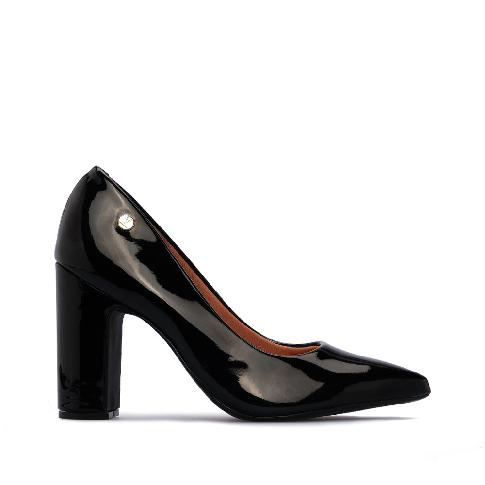 Sapato Salto Alto Mulher Verniz Preto