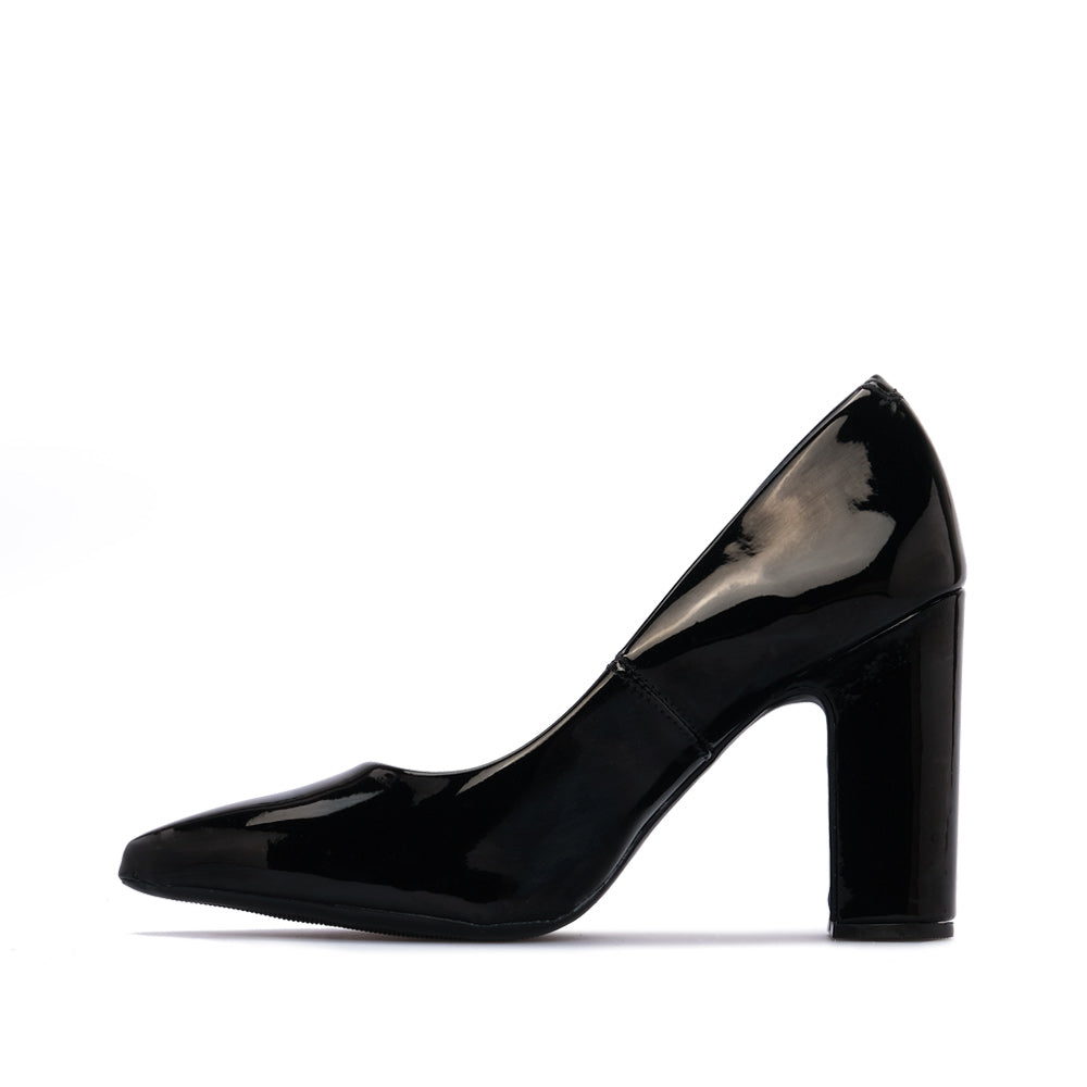 Sapato Salto Alto Mulher Verniz Preto