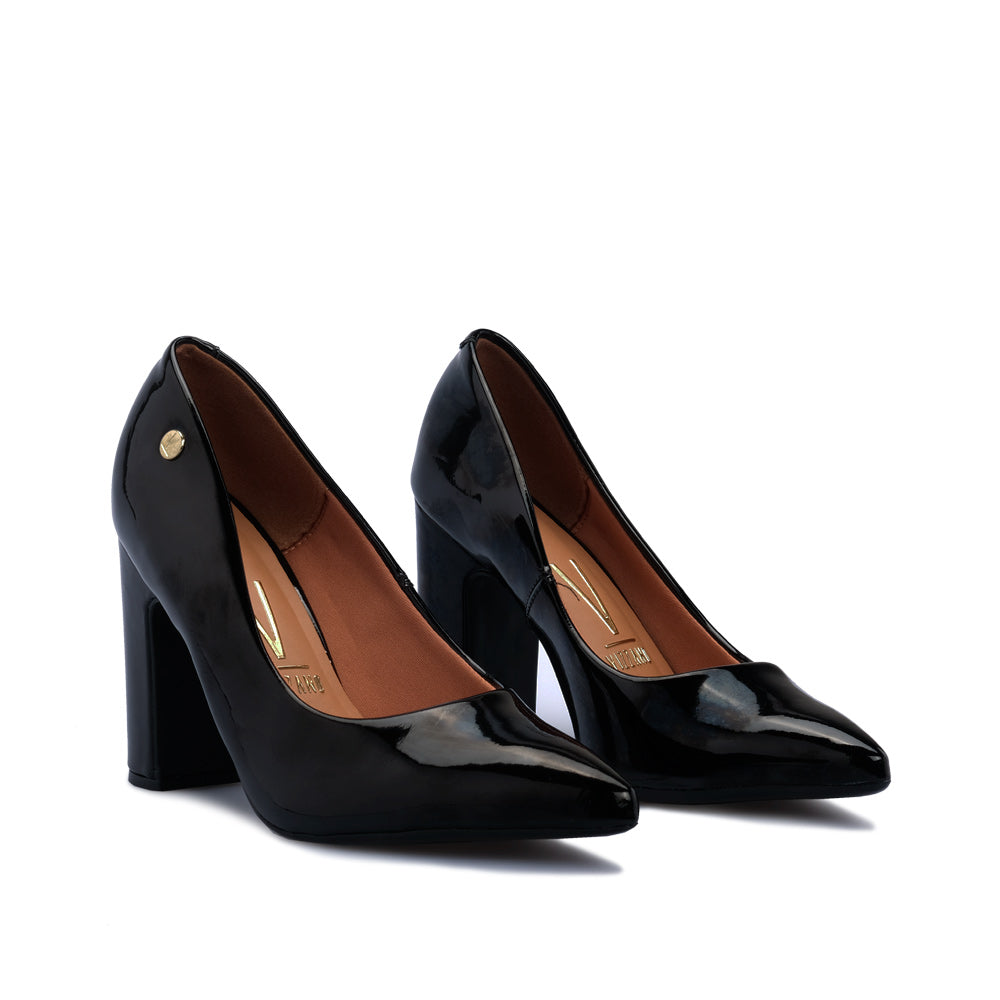 Sapato Salto Alto Mulher Verniz Preto