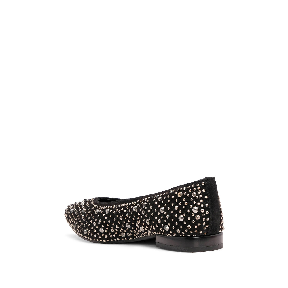 Sapato Salto Raso Mulher Pele Preto