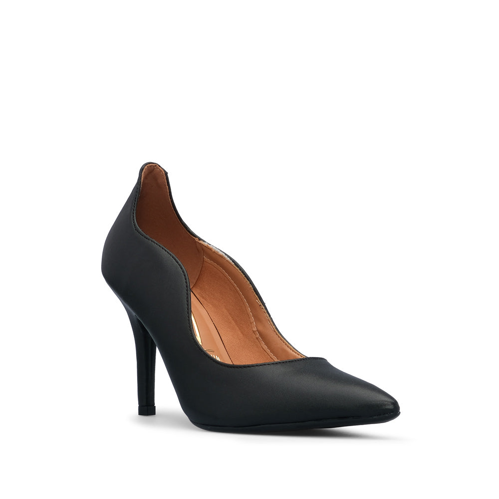 Sapato Salto Alto Mulher Pele Preto