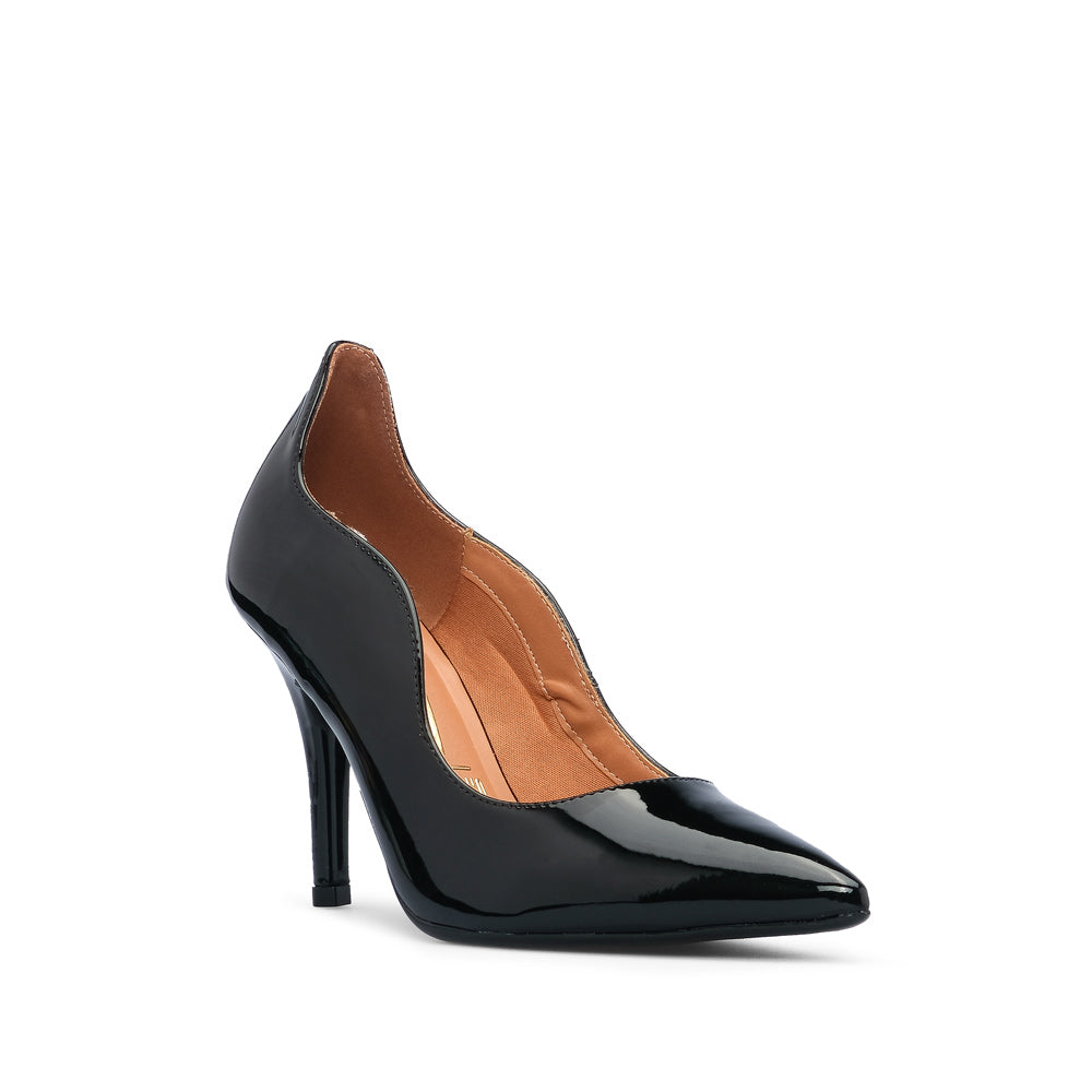 Sapato Salto Alto Mulher Verniz Preto