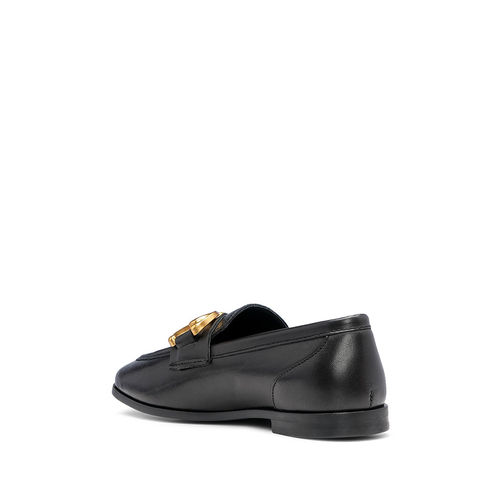 Sapato Mocassim Mulher Pele Preto