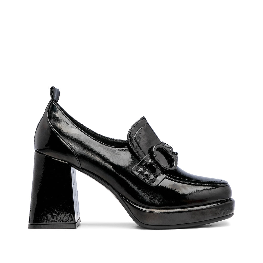 Sapato Salto Alto Mulher Verniz Preto