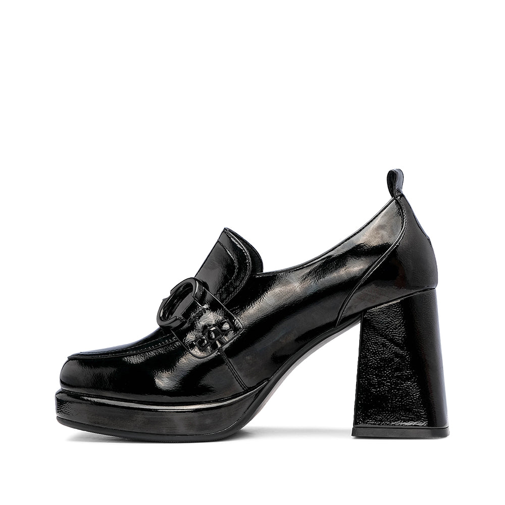 Sapato Salto Alto Mulher Verniz Preto