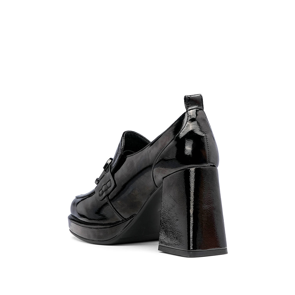 Sapato Salto Alto Mulher Verniz Preto