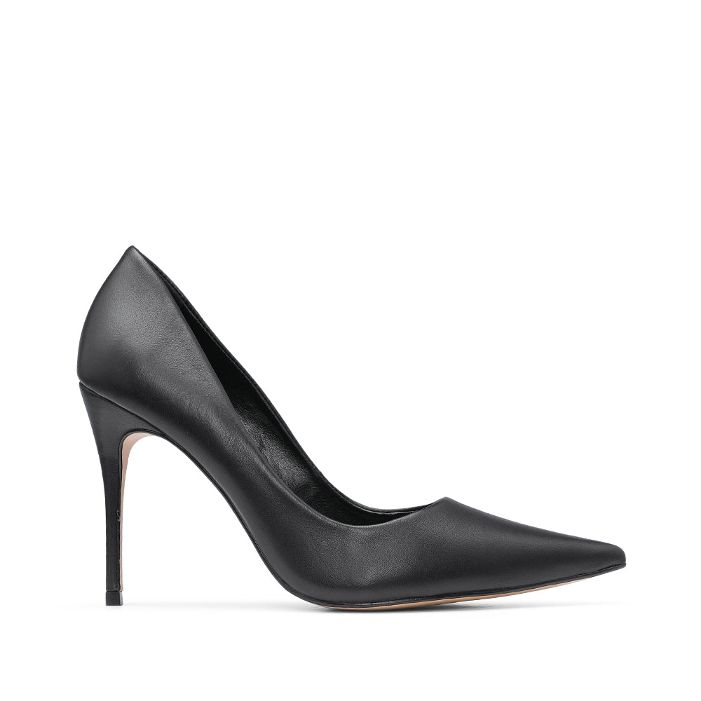 Sapato Salto Alto Mulher Pele Preto