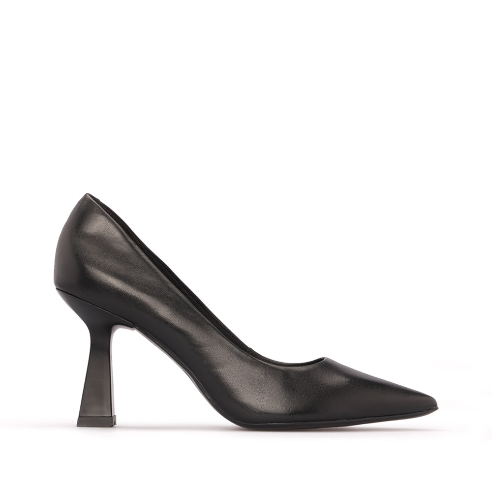 Sapato Salto Alto Mulher Pele Preto