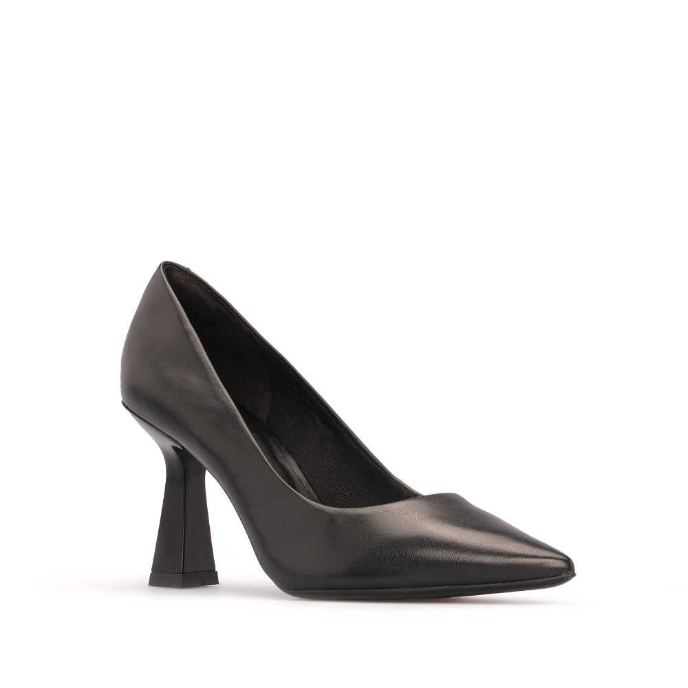 Sapato Salto Alto Mulher Pele Preto