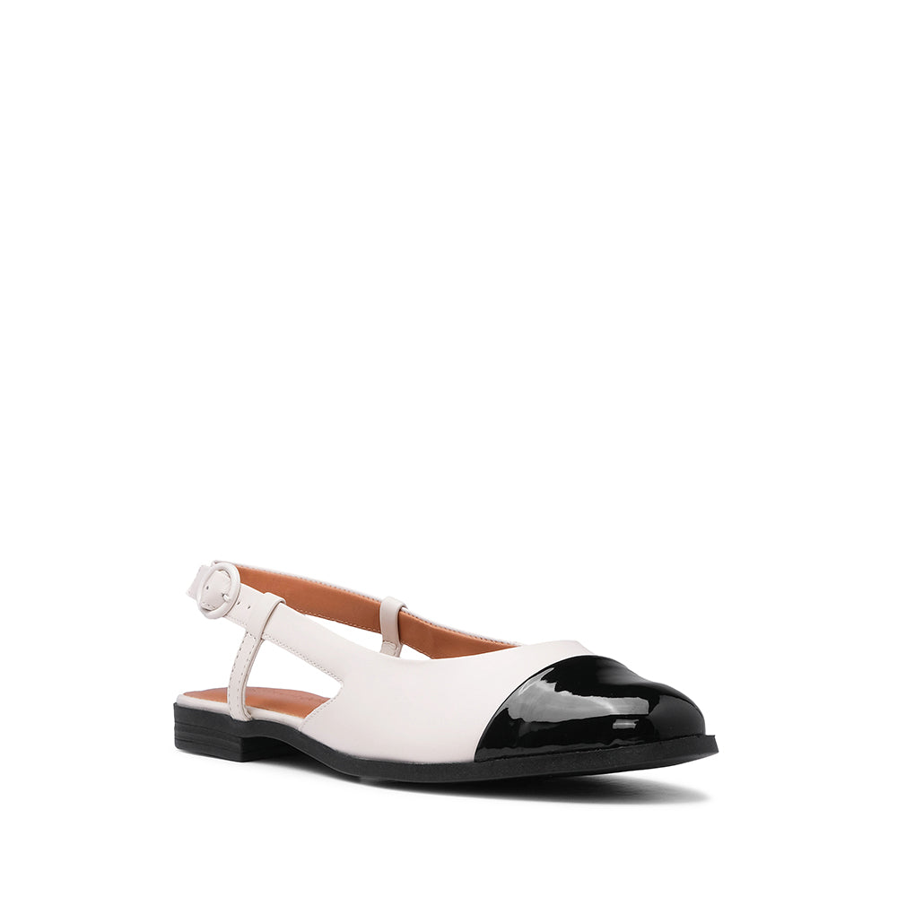 Sapato Slingback Mulher Pele Sintética Bege
