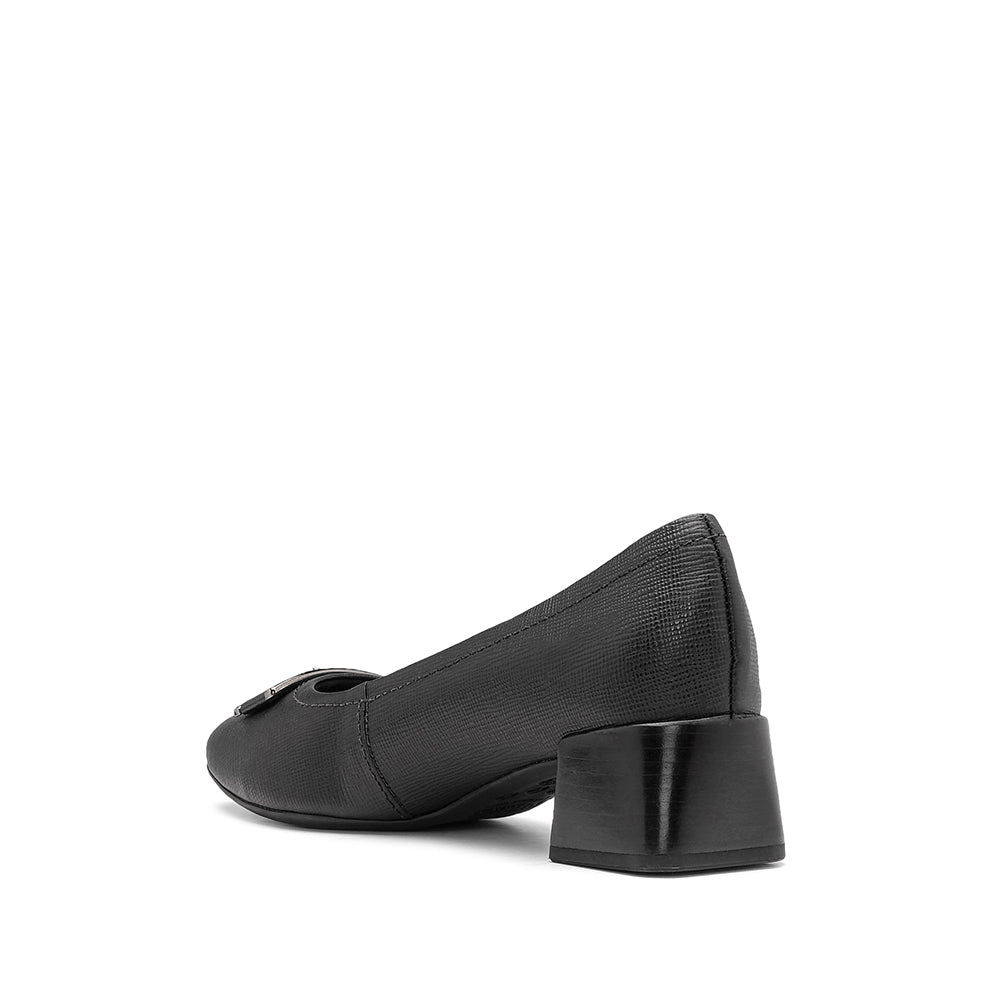 Sapato Salto Médio Mulher Pele Preto