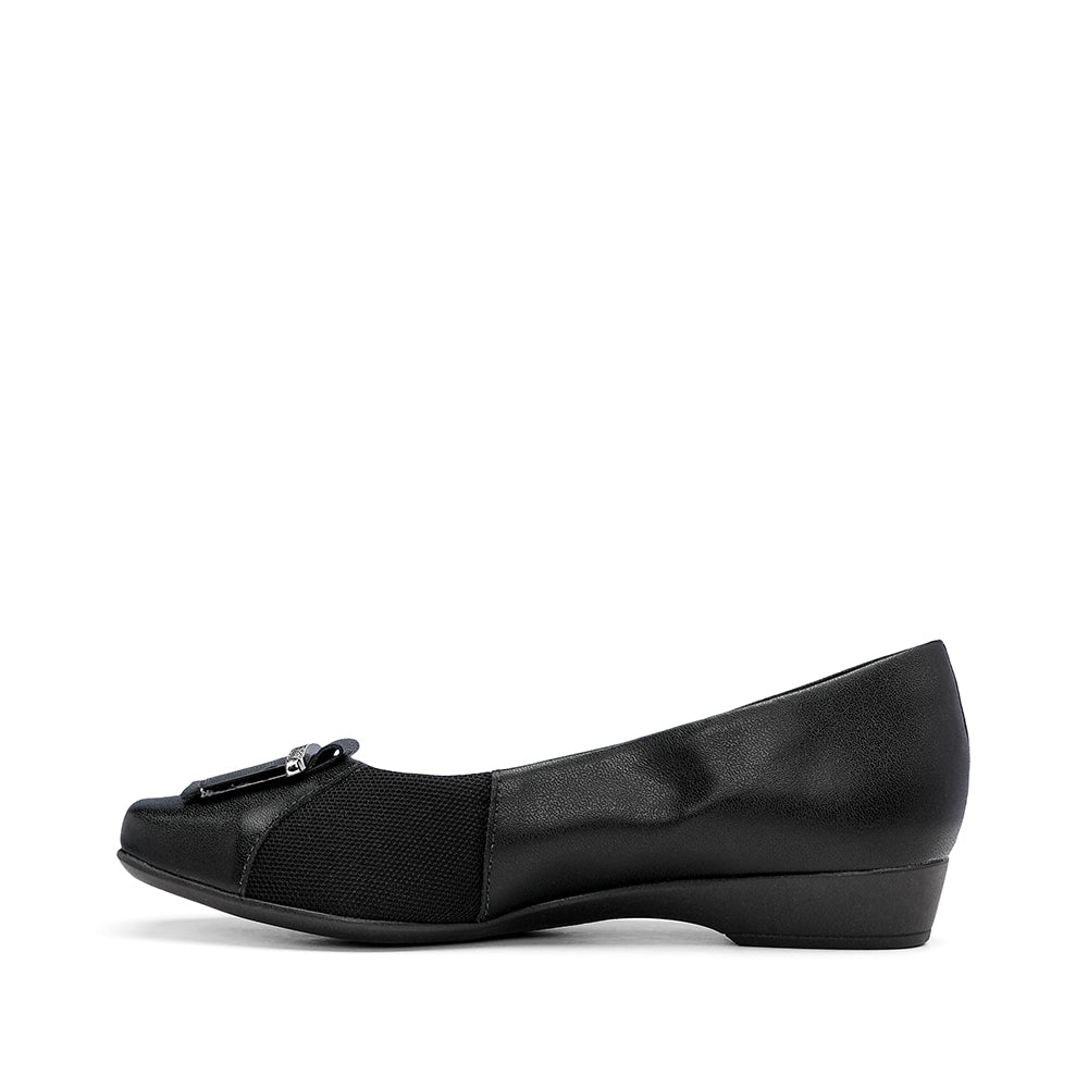 Sapato Casual Mulher Pele Preto