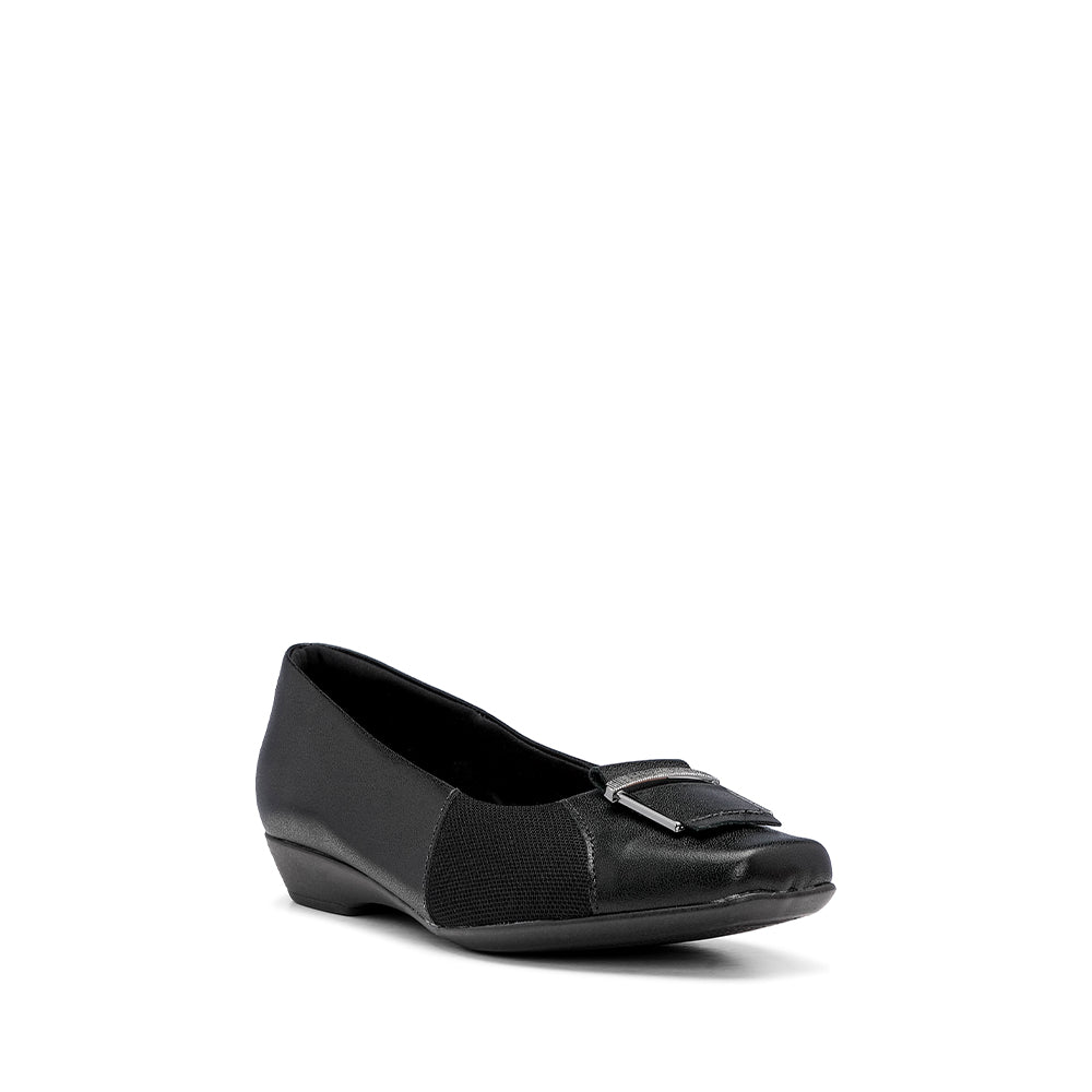 Sapato Casual Mulher Pele Preto