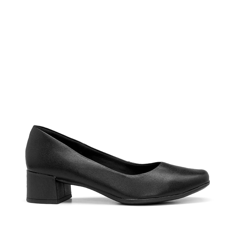Sapato Salto Médio Mulher Pele Preto