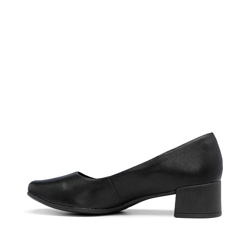 Sapato Salto Médio Mulher Pele Preto