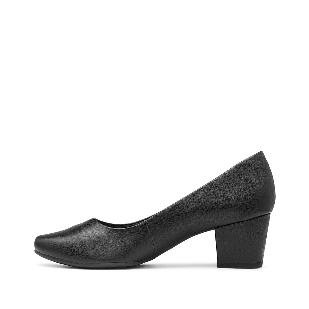 Sapato Salto Médio Mulher Pele Preto