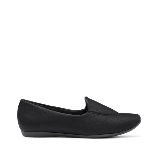 Sapato Salto Raso Mulher Têxtil Preto