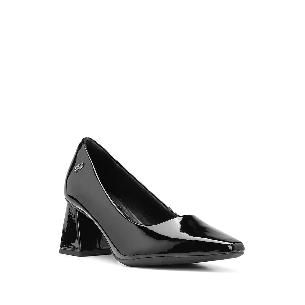 Sapato Salto Alto Mulher Verniz Preto